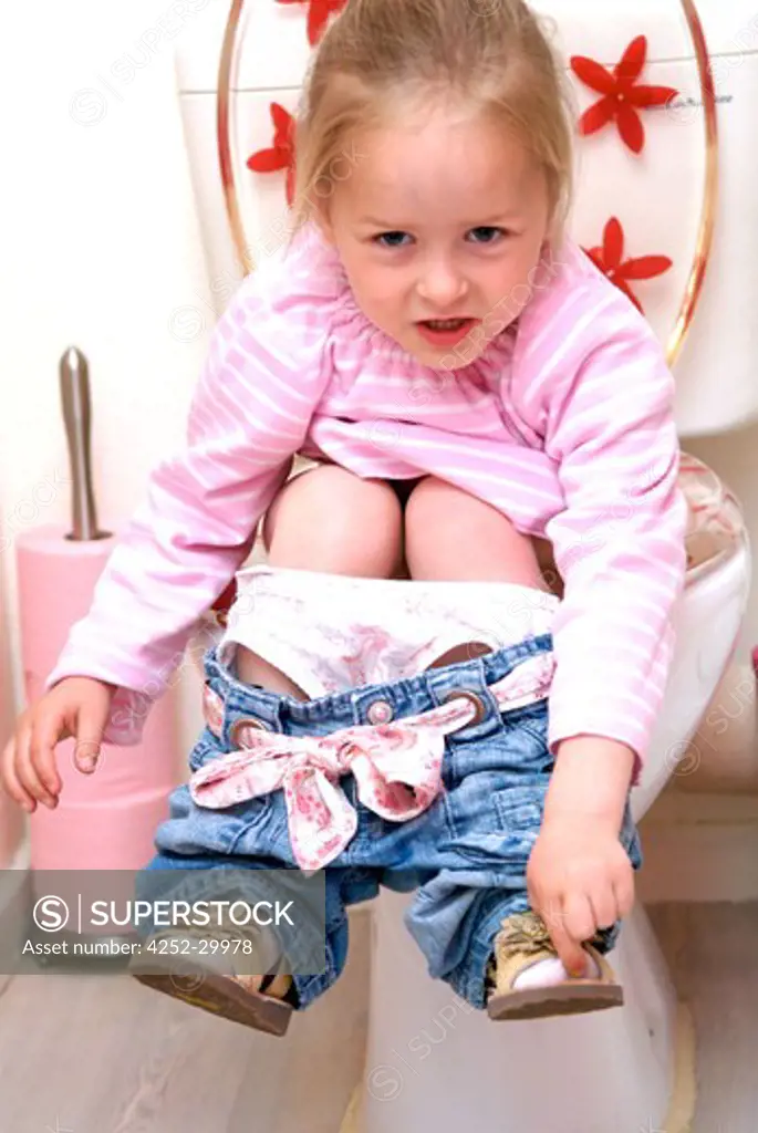 Little girl toilets