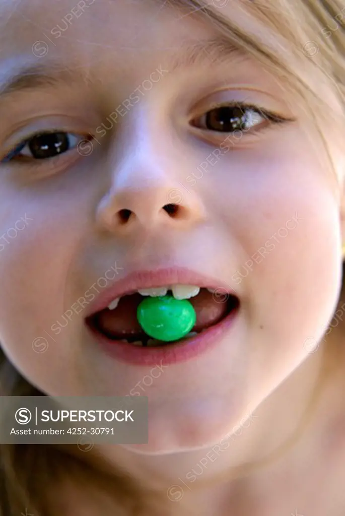 Little girl candy