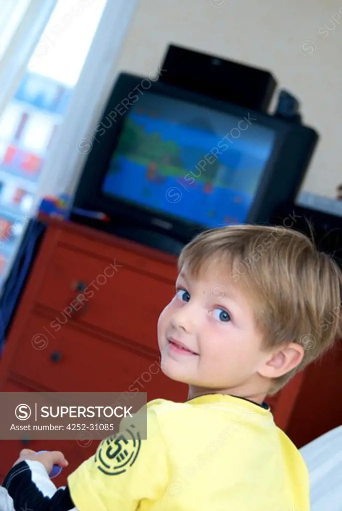 Boy video game