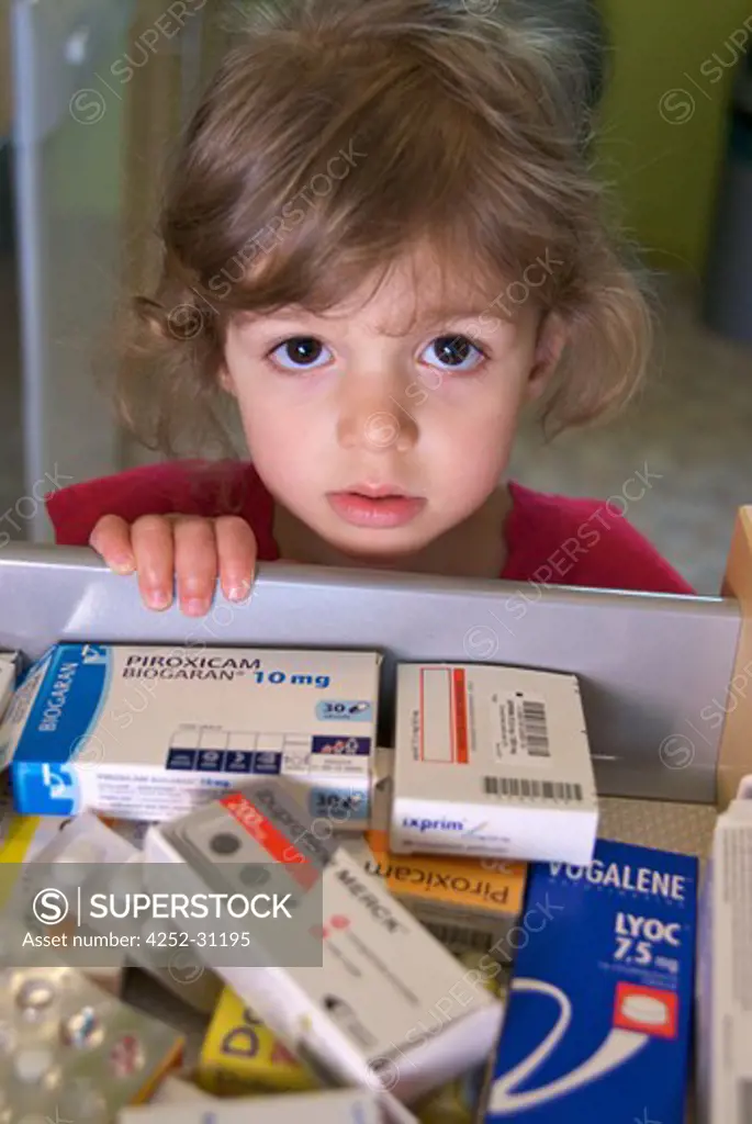 Little girl medication danger