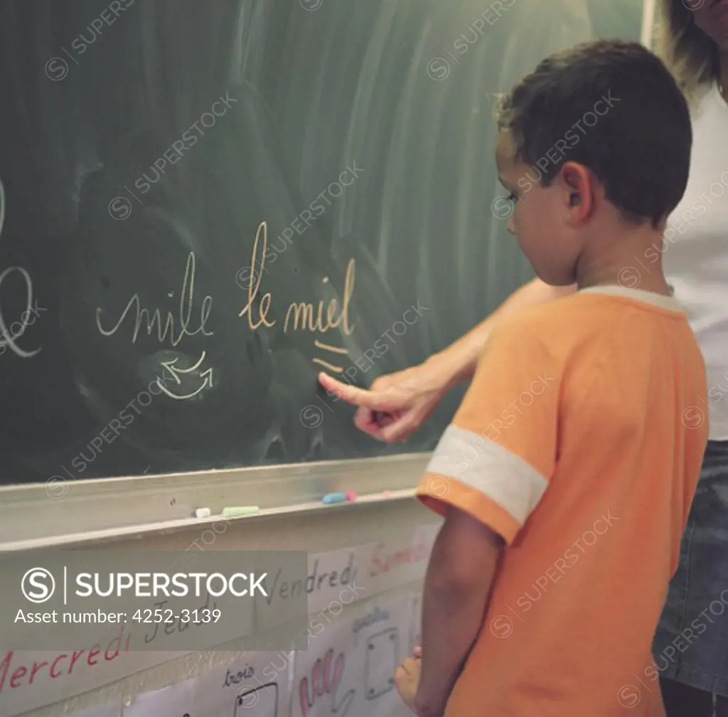 Child writing board