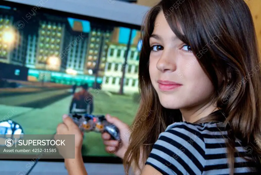 Teenage girl video game