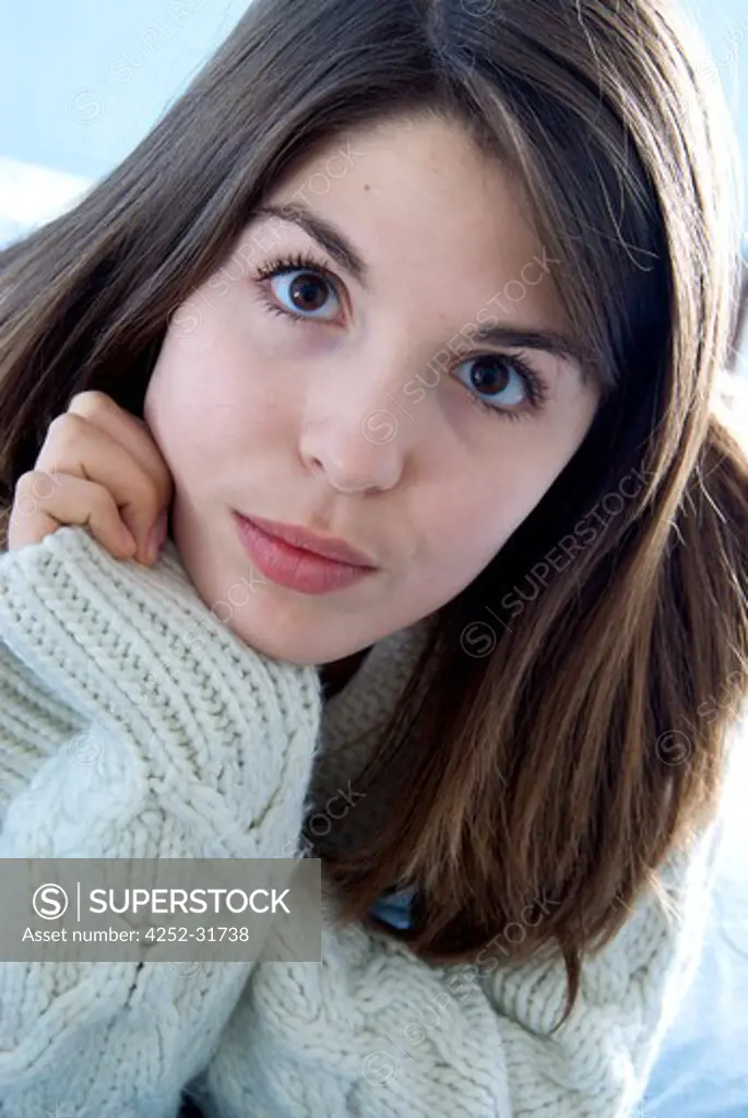 Teenage girl portrait