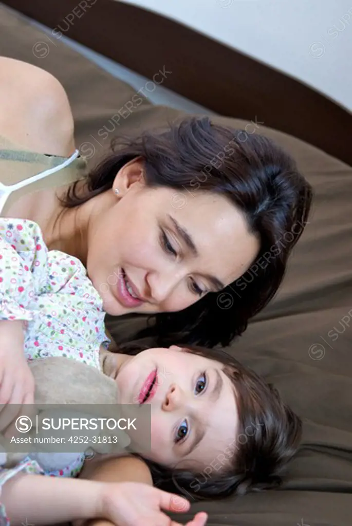 Mother daughter tenderness