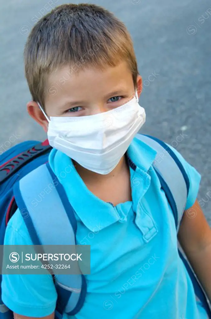 Schoolboy anti-contagion mask