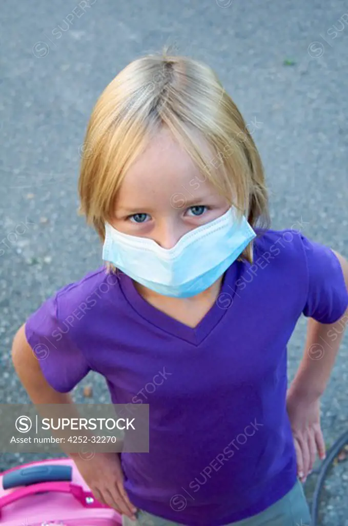 Girl anti-contagion mask