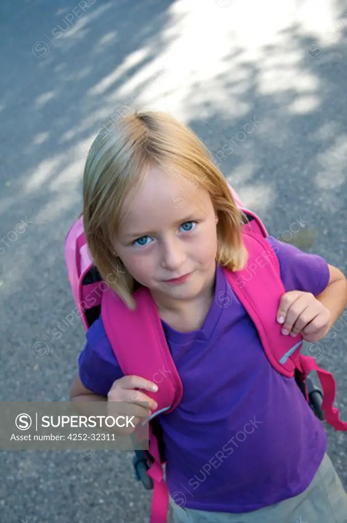 Schoolgirl portrait