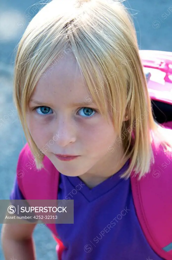 Schoolgirl portrait