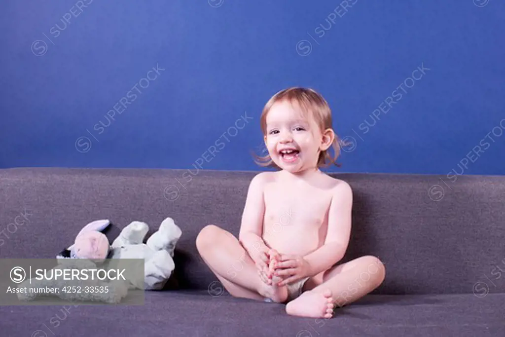 Child sitting down