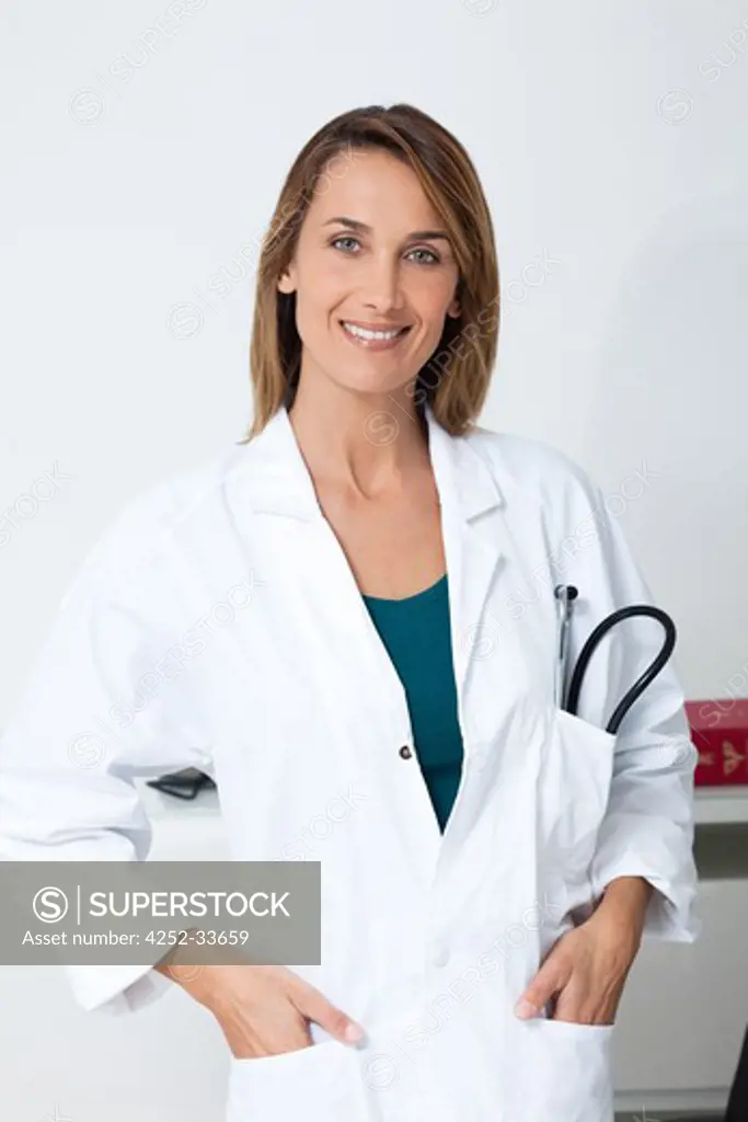 Woman physician portrait