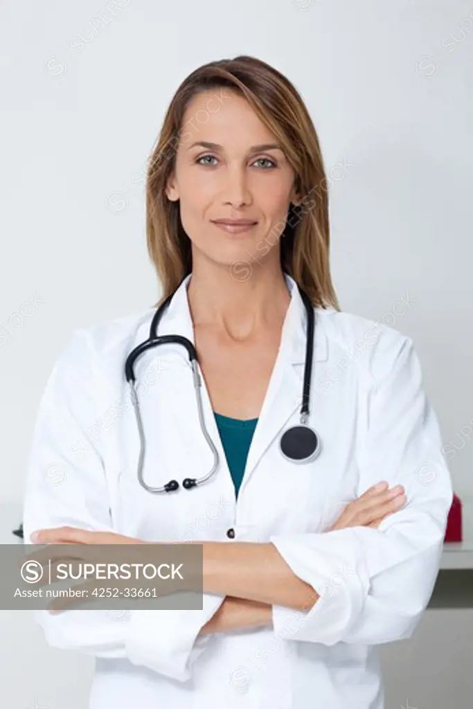 Woman physician portrait