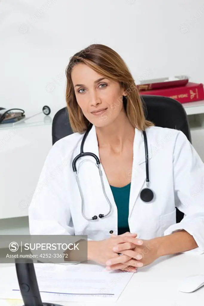 Woman physician consultation