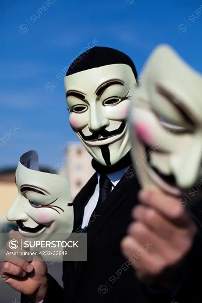 Anonymous mask symbol