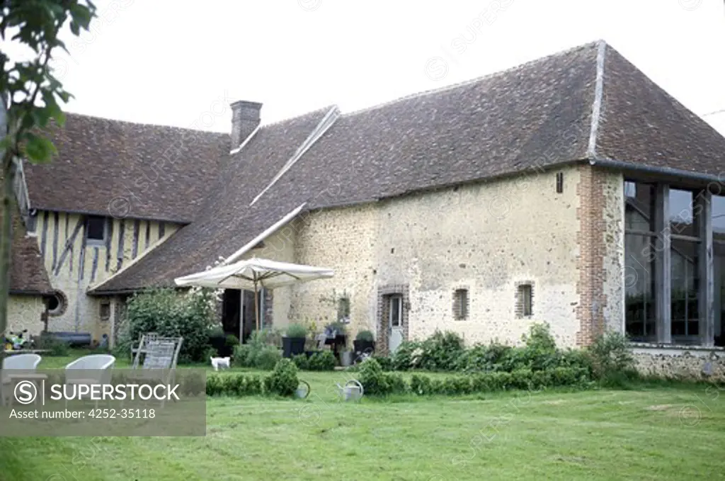 General view of a french farm house