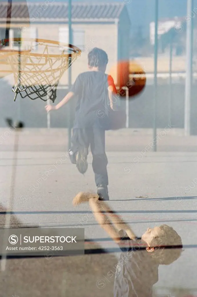 Child basketball