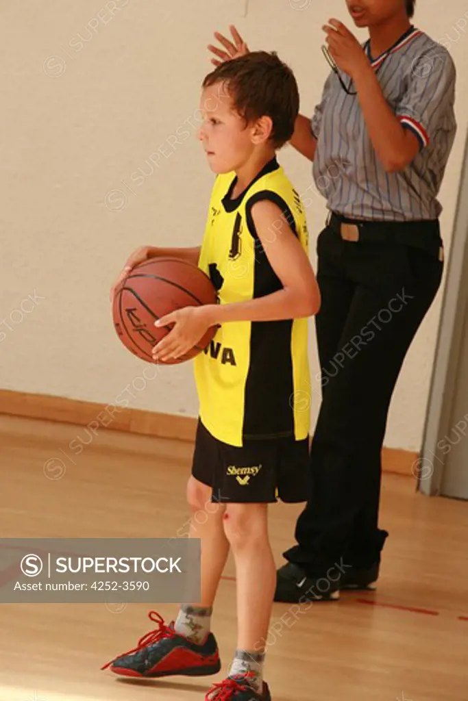 Child basketball