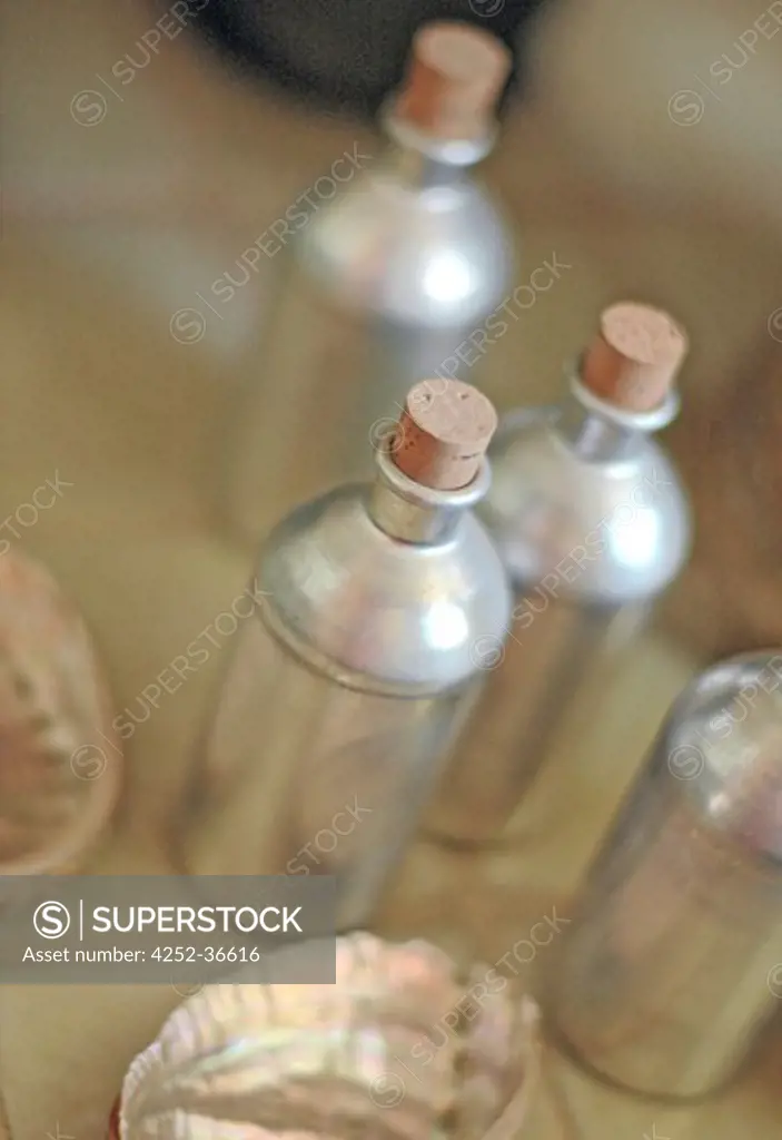 Iron bottles and shells