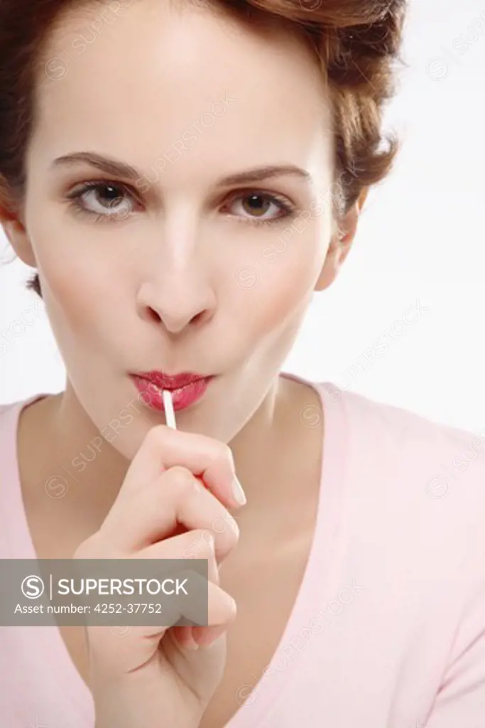 Woman lollipop