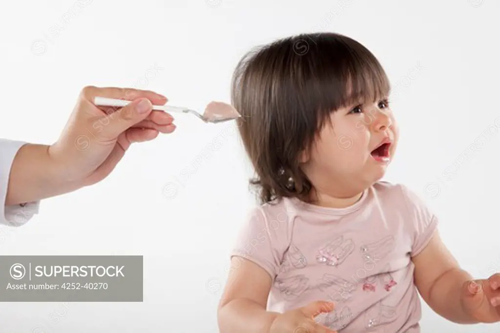 Little girl meal refusal