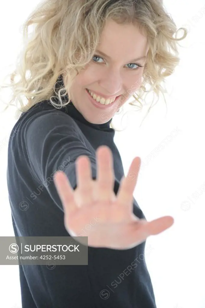 Woman gesture