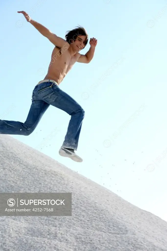 Man jump