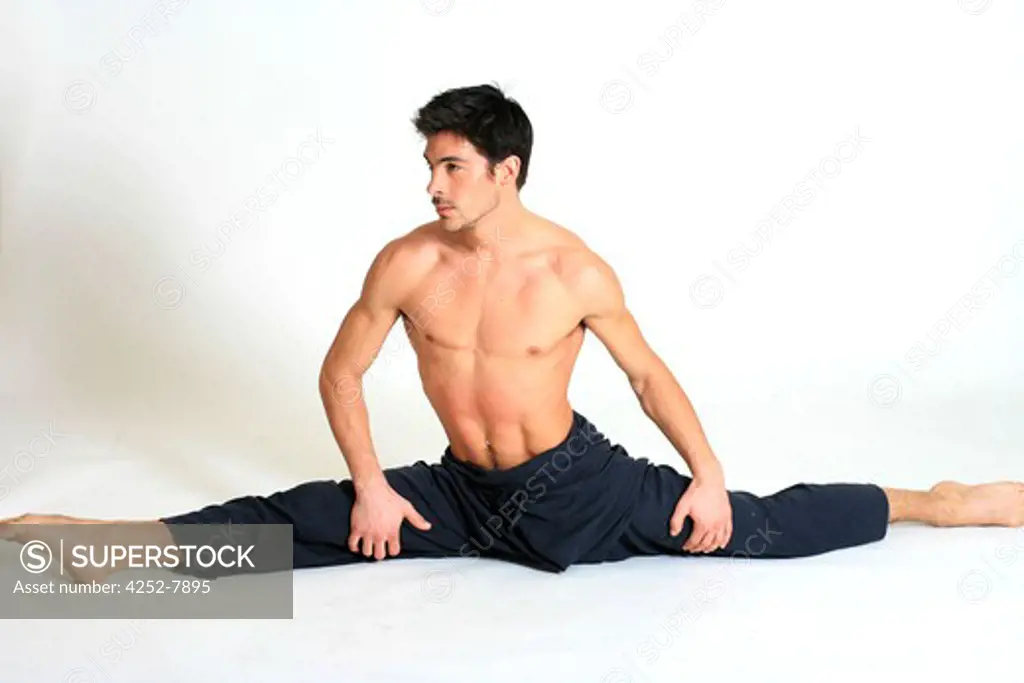 Man making the splits