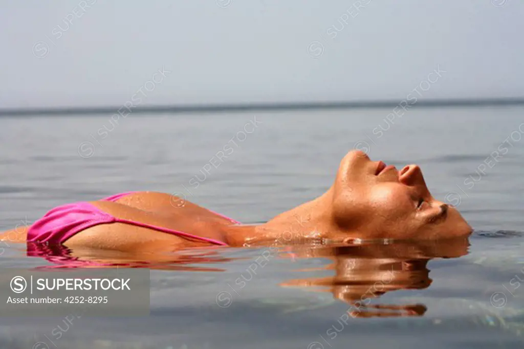 Woman float