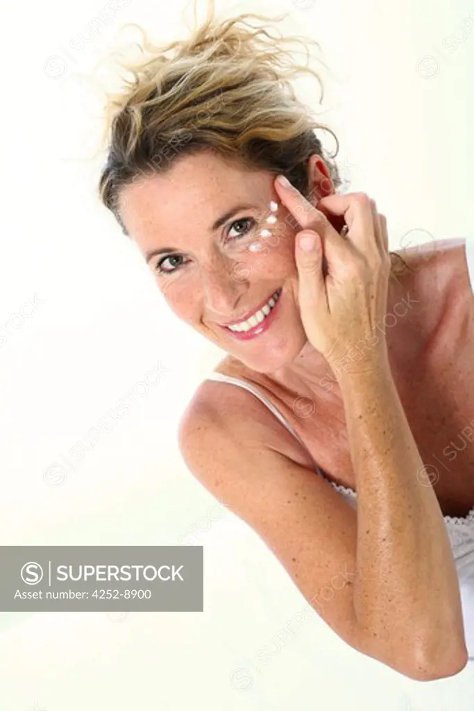 Woman anti-wrinkle cream