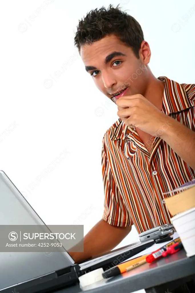 Man working portrait