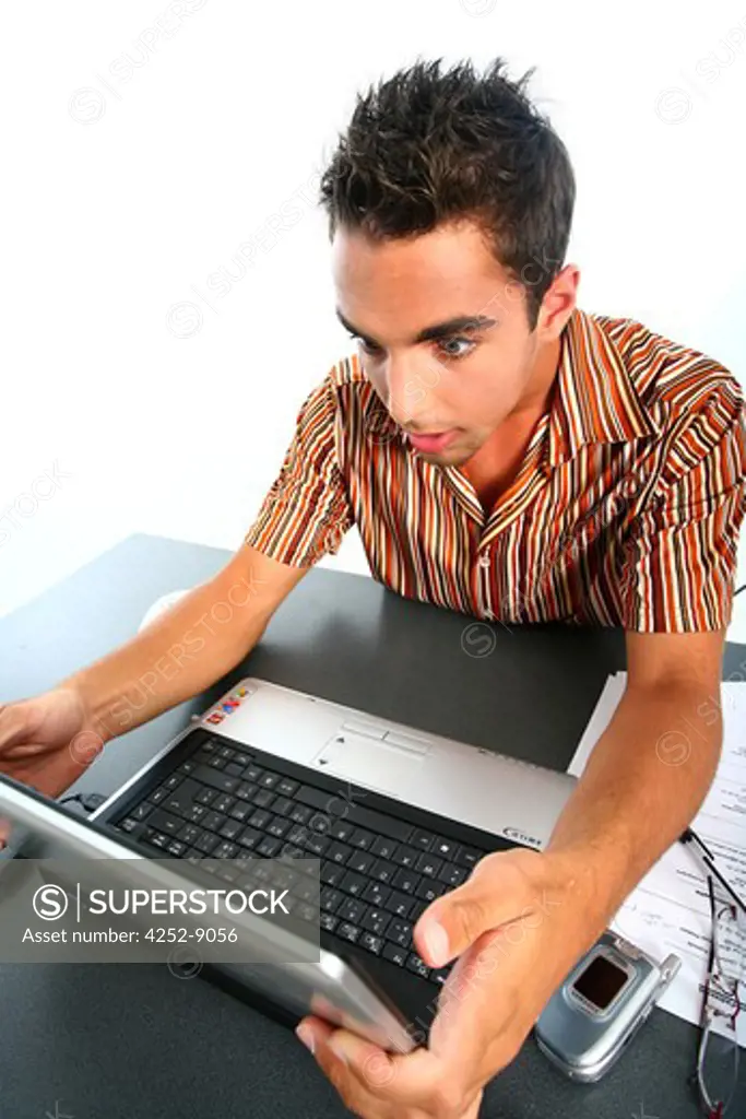 Man computer