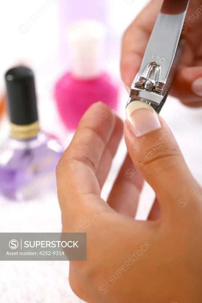 Woman manicure