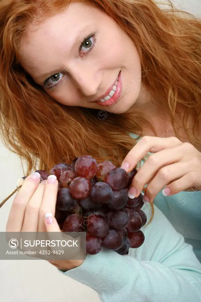 Woman grape