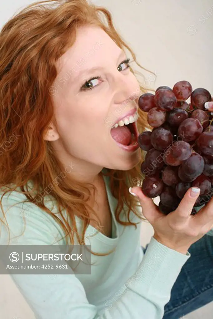 Woman grape