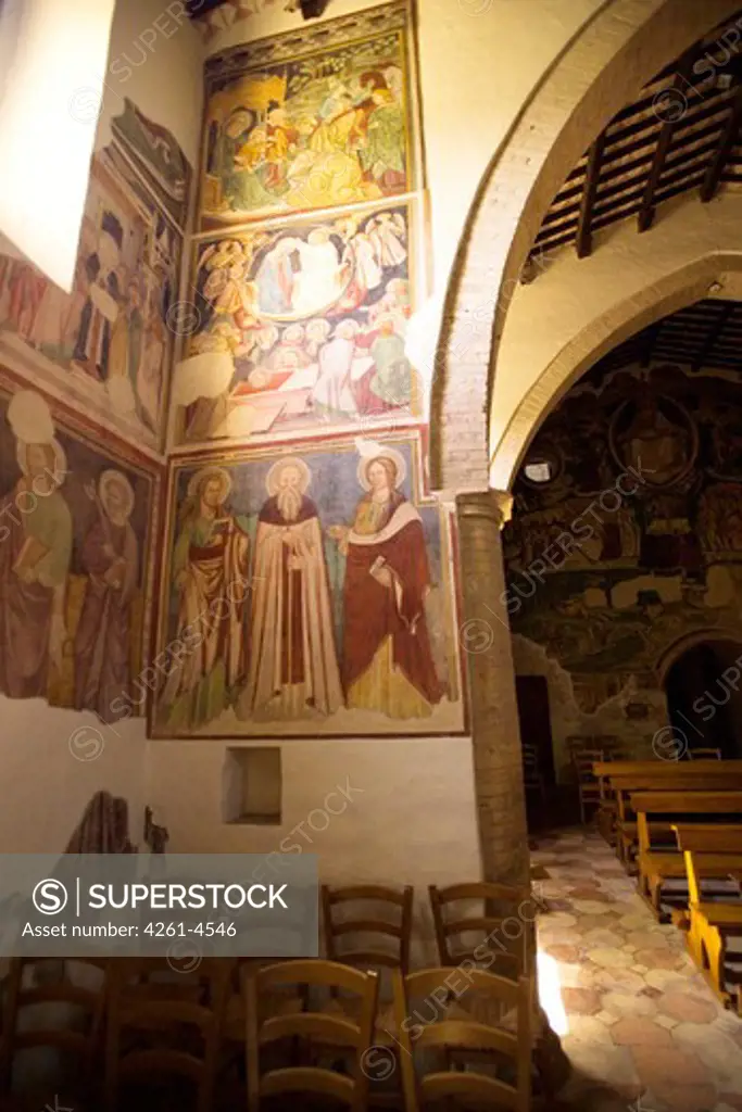 Santa Maria in Piano abbey, Loreto Aprutino, Abruzzo, Italy
