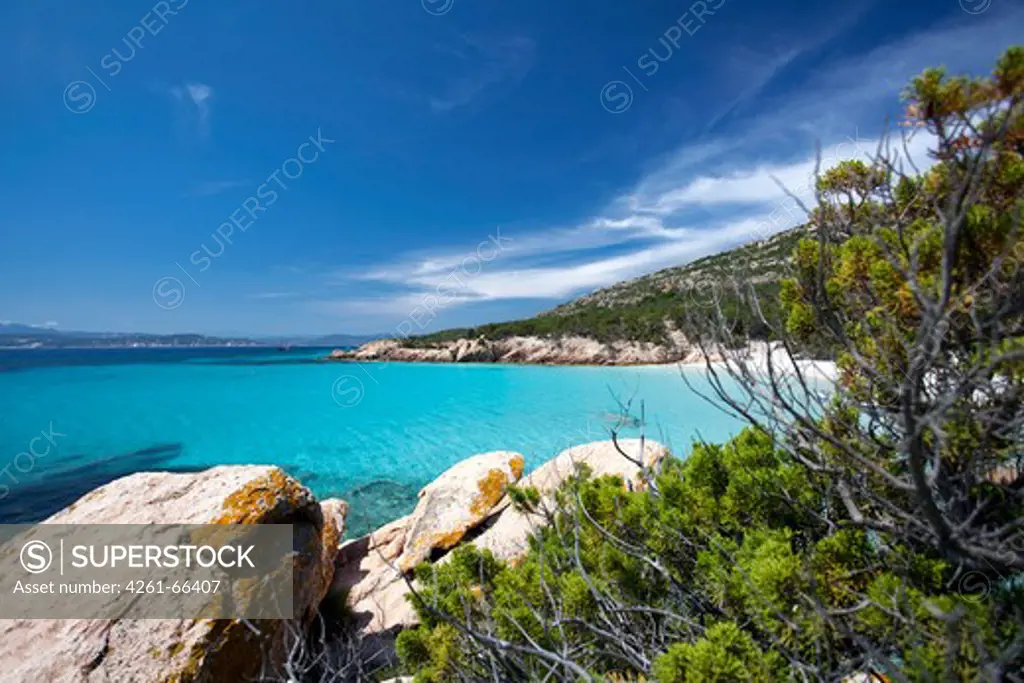 Cala Granara, Isola di Spargi island, Arcipelago della Maddalena, La Maddalena (OT), Sardinia, Italy, Europe