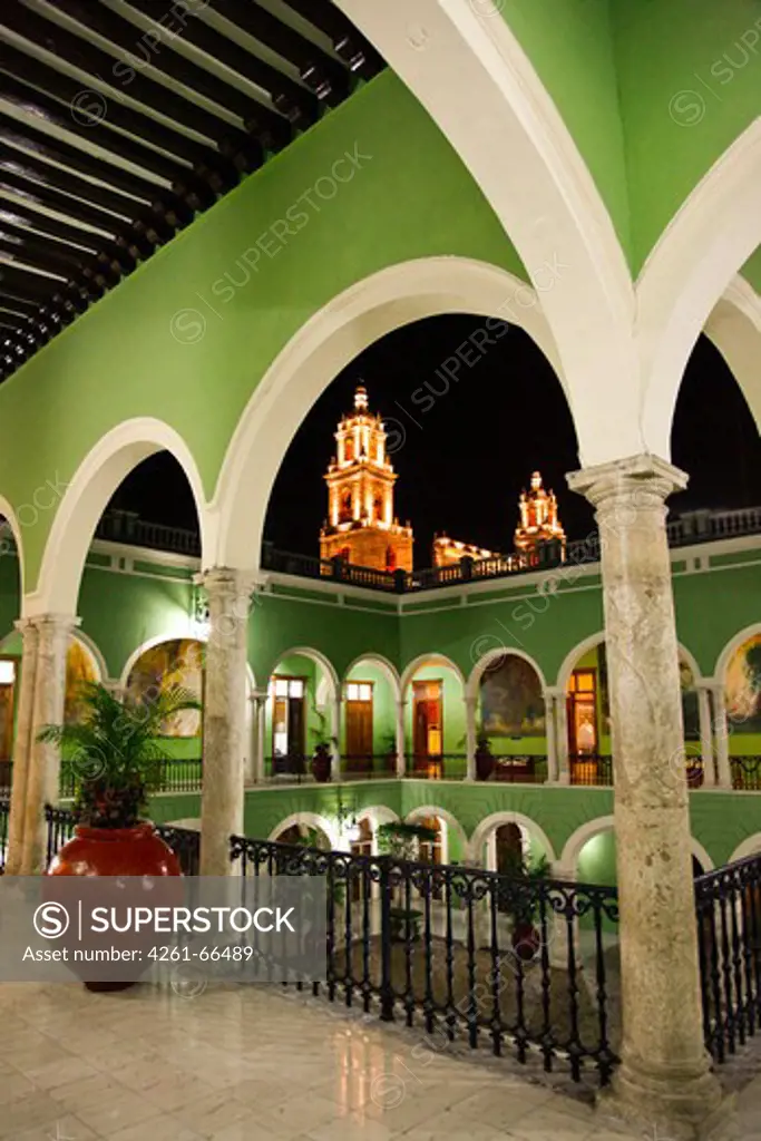 Palacio del Gobierno, Merida, Yucatan, Mexico, America