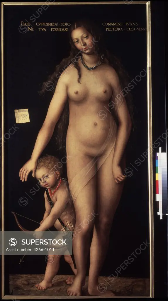 Aphrodite by Lucas Cranach, 1472-1553, Russia, St. Petersburg, 213x102