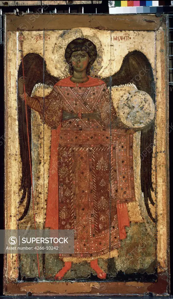 Russian icon State, tempera on panel, circa 1300, Russia, Moscow, Tretyakov Gallery, 154x90