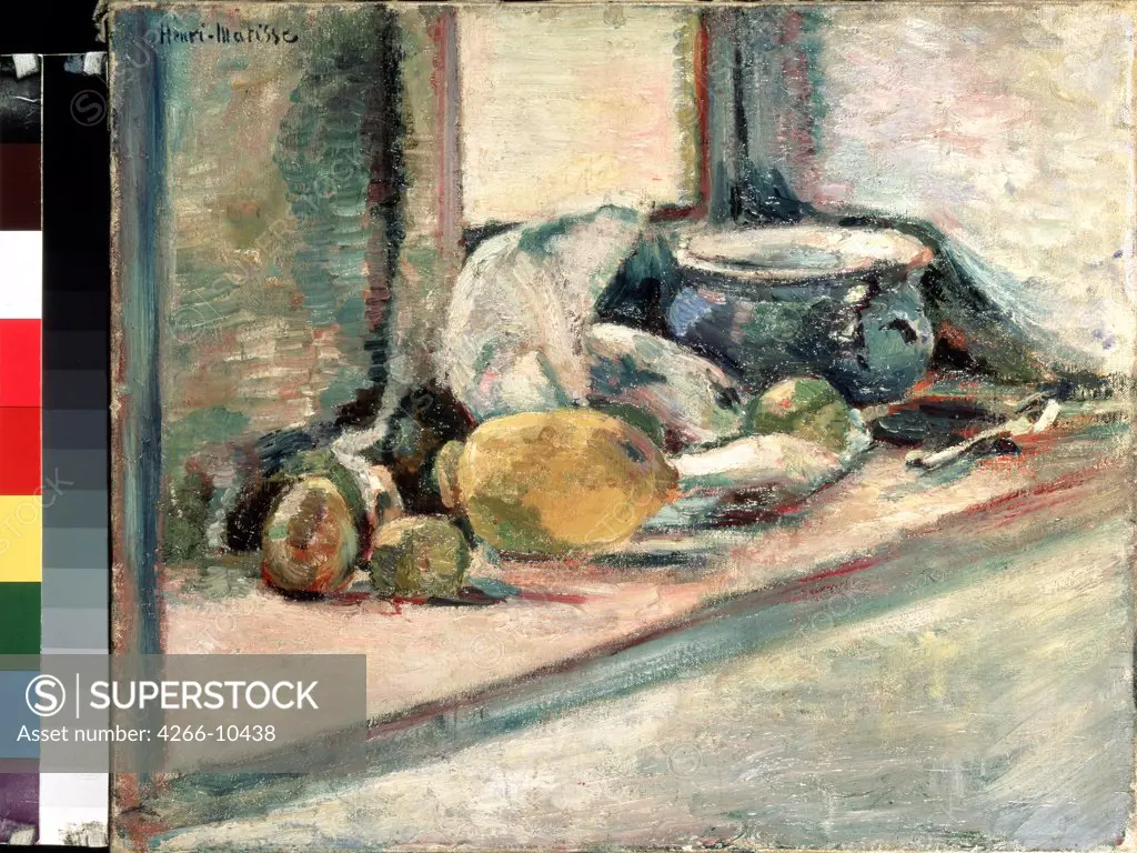 Matisse, Henri (1869-1954) State Hermitage, St. Petersburg 1897 39x46,5 Oil on canvas Postimpressionism France 