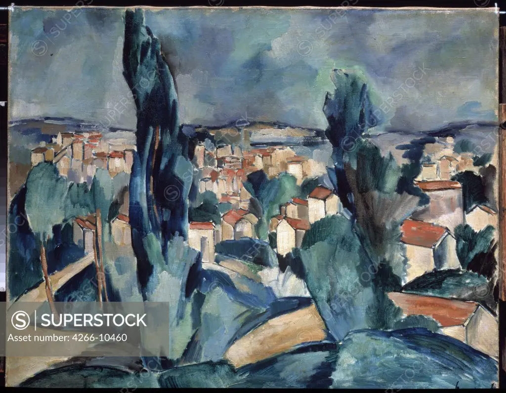 Vlaminck, Maurice, de (1876-1958) State Hermitage, St. Petersburg 1908-1909 73,4x92,3 Oil on canvas Fauvism France 
