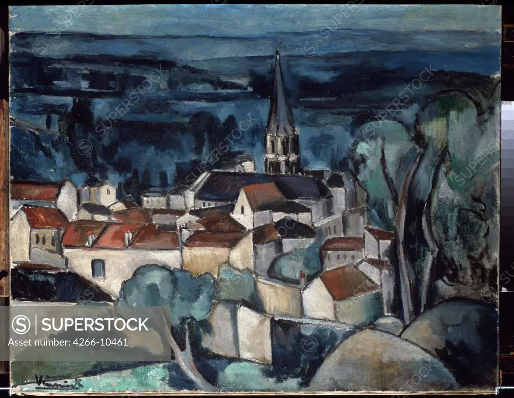 Vlaminck, Maurice, de (1876-1958) State Hermitage, St. Petersburg 1909 73x92 Oil on canvas Fauvism France 