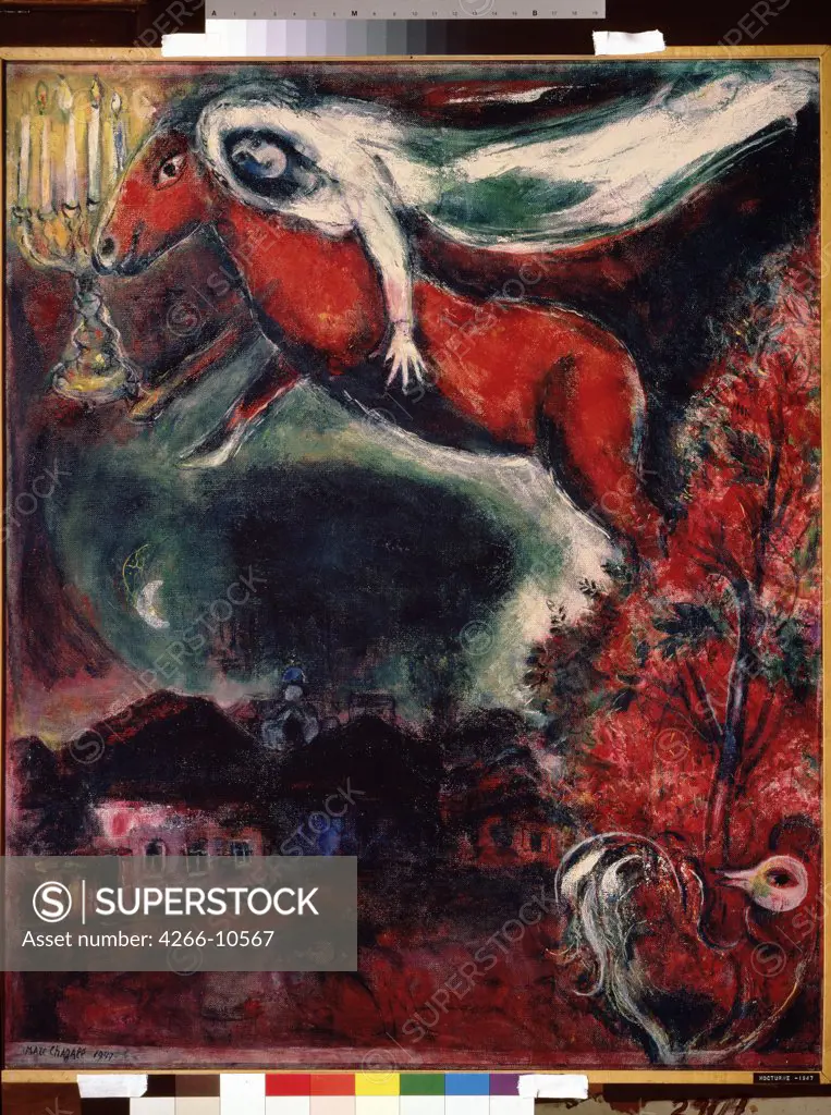 Chagall, Marc (1887-1985) State A. Pushkin Museum of Fine Arts, Moscow 1947 89,6x72,6 Oil on canvas Modern Russia 