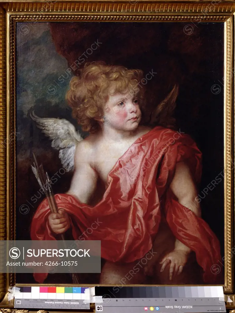 Cupid by Sir Anthonis van Dyck, oil on canvas, 1599-1641, Russia, Moscow, State Pushkin Museum of Fine Arts, 72x57