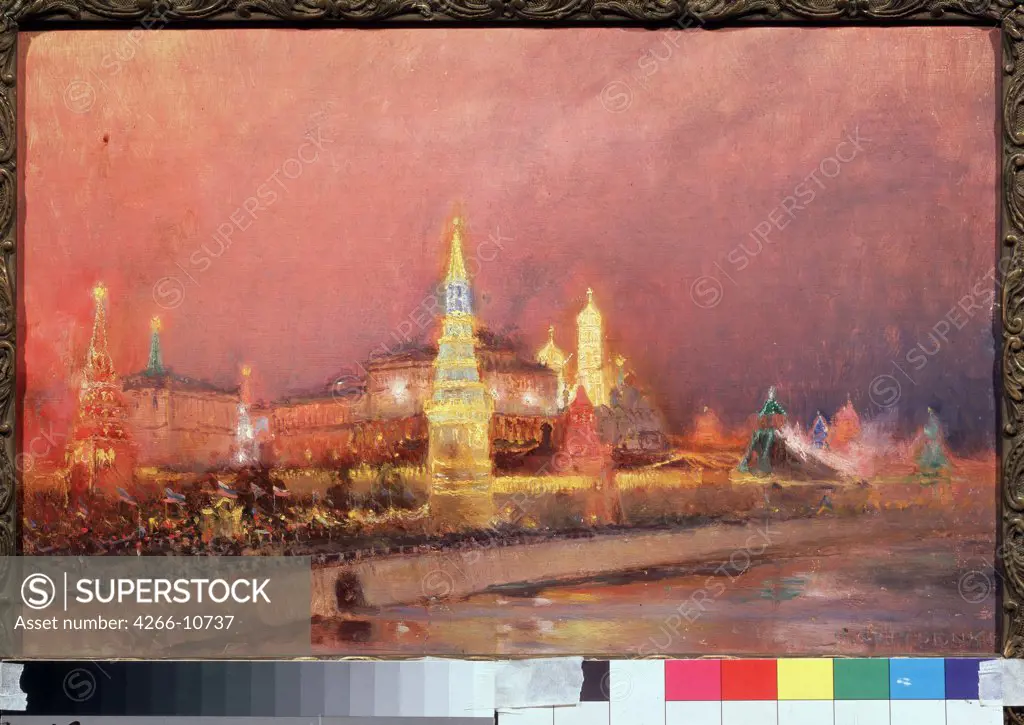 Moscow view by Nikolai Nikolayevich Gritsenko, Oil on canvas, 1896, 1856-1900, Russia, Moscow, State Tretyakov Gallery, 26, 9x41, 1