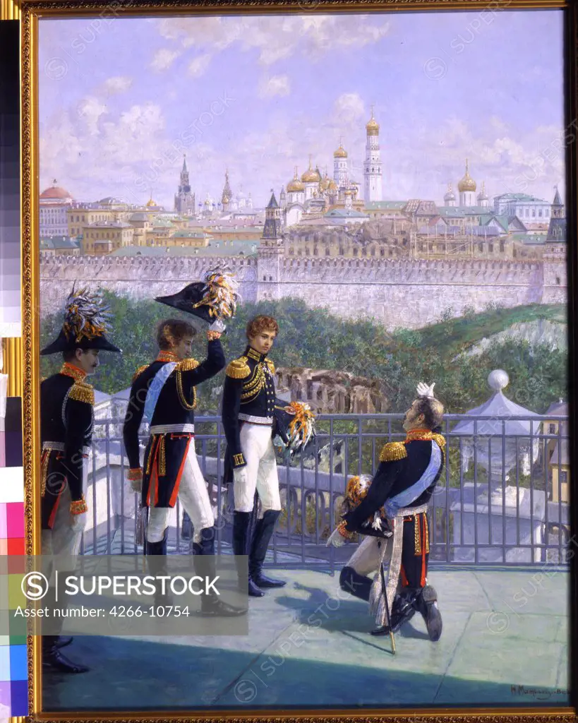 Alexander I by Nikolai Sergeyevich Matveyev, oil on canvas, 1896, 1855-1939, State Tretyakov Gallery, Moscow 81x63
