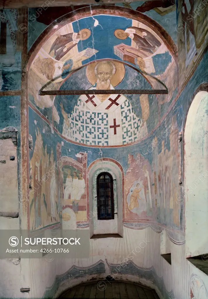 Dionysius, Fresco, 1502-1504, circa 1450-before 1508, Russia, Kirillov, Nativity of Virgin Cathedral in the Kirillo-Belozersky Monastery,