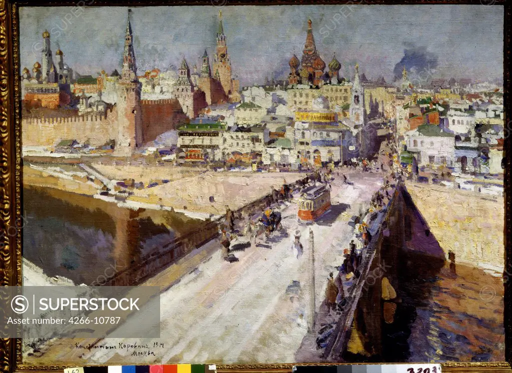 Moscow by Konstantin Alexeyevich Korovin, oil on canvas, 1914, 1861-1939 Russia, Moscow , State History Museum, 104x134