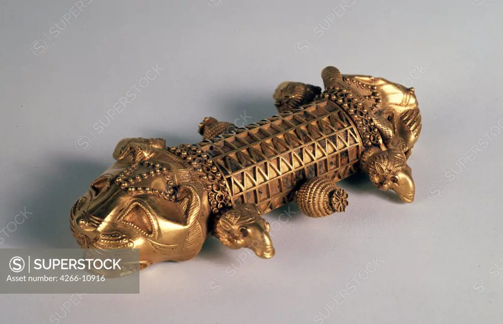 Scythian cult object by unknown artist, gold, 7th-6th century BC, Russia, St Petersburg, State Hermitage, 19, 2