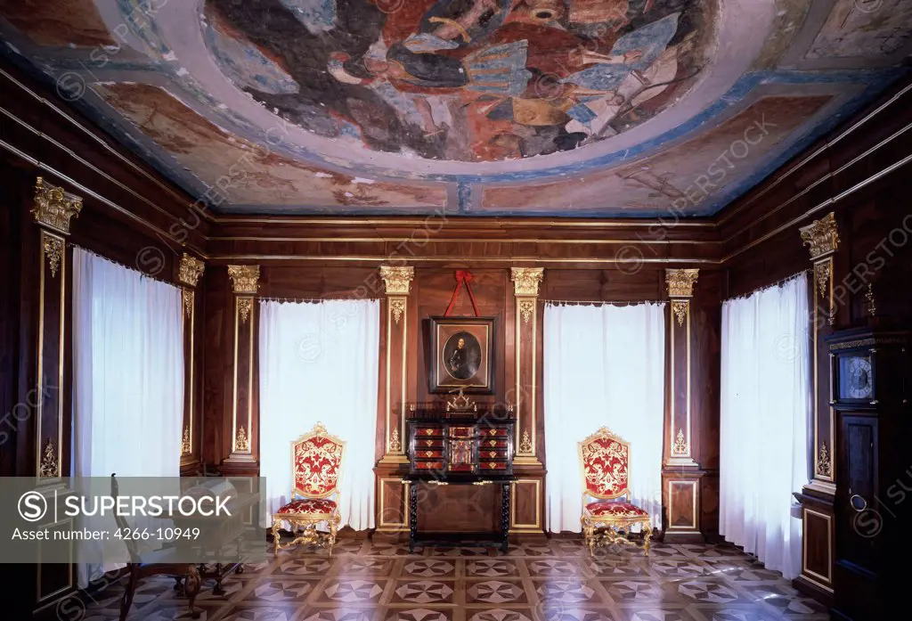 Menshikov palace interior by Giovanni Maria Fontana, 1710s , 1670-after 1714, Russia, St Petersburg