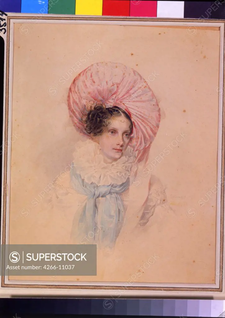 Portrait of Empress Alexandra Feodorovna, Russia, Moscow , State V. Tropinin-Museum, 24, 3x20, 3